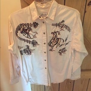 Panhandle Slim snappy Western shirt. Men’s M